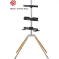One For All Tripod Universal TV-stativ med fire ben (WM7476), 81,3 cm (32), 177,8 cm (70), 200 x 100 mm, 400 x 400 mm, 360°, Brun, Sølv