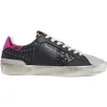 Pepe Jeans for woman. PLS31574 Lane City leather shoes black (41), Flat, Laces, Casual