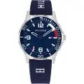 Tommy Hilfiger unisex for kids. 1720016 Boys Watch blue (OSFA), Casual, Strap, Stainless steel, children's fashion