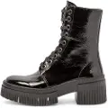 Art for woman. 113751101003_001 Leather Boots 1375 York black (41), 3 to 5 cm, Laces, Zip, Casual