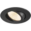 SLV 1007426 NEW TRIA 68 LED-indbygningslys LED (RGB) 11 W Sort