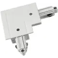 SLV 1-FAS MONTERINGSSKINNE, L-stik, Hvid, Plast, IP20, I, 250 V
