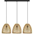 Eglo 43867, 3 ampuller, E27, IP20, Naturlig, Stål