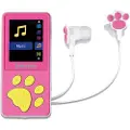 Lenco XEMIO-560PK, MP4 Player, 8 GB, LCD, 30 g, Rosa, Hodetelefoner