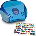 Lenco SCD-24BU barn - Bærbar - FM - Automatisk søk - 4 W - 60 dB - LCD (SCD-24BU KIDS)