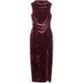 Superdry Velvet Maxi Ermeløs Midikjole