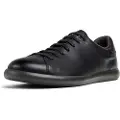 Camper for man. K101003-001 Leather Sneakers Pelotas Soller black (44), Flat, Laces, Casual