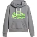 Superdry Neon Vl Embroidered Graphic Hettegenser