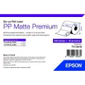 Epson Premium - Polypropylen (PP) - matt - permanent akryl-adhesiv - 76 x 51 mm 9630 etikett(er) (18 rull(er) x 535) boks - stanseskårne etiketter