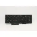 Lenovo Lite-On - Erstatningstastatur for bærbar PC - med Trackpoint, UltraNav - QWERTY - Belgisk - svart - for ThinkPad L15 Gen 1 20U7, 20U8