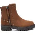 Xti Kids unisex for kids. 15095503-CAMEL Girl's Kid Bootie 150955 brown (37), Leather, Flat, Suede, Zip, Casual, children's fashion