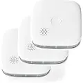 Nedis Smartlife Wi-fi Røykvarsler Batteridrevet 10 års Sensor En14604 85db 3 Enheter