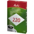 Antalis Pyramidefilter Nr. 220 Hvid,100 stk/pk