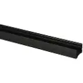 Csdk-Sl Aluminiumprofil Art low 2m sortlakeret lav U-profil til belysning inde og ude, Max kølingseffekt 18 W/m PROFESSIONEL