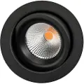 SG ARMATUREN Downlight Junistar ECO Isosafe LED 6W 927 sort (pakke med 8 stk)