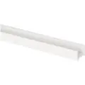 Csdk-Sl Aluminiumprofil Art low 2m, hvidlakeret lav U-profil til belysning inde og ude, Max kølingseffekt 18 W/m PROFESSIONEL