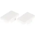 SOLAR PLUS Endestykke Art Low Hvid 2 stk., til E-7504022 Profil Art Low 2m Hvid PROFESSIONEL