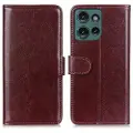 Mtp Products Motorola Edge 50 Neo Lommebok-deksel med Magnetisk Lukning - brun