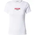 GUESS Slim Rib Emb Kortarmet T-skjorte