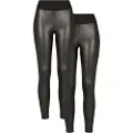 Urban Classics Faux Leather High Waist Leggings 2 Enheter