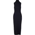 Urban Classics Knitted Eco Viscose Turtleneck Ermeløs Midikjole