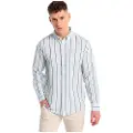 LOIS Jeans Woven Stripe Blend Skjorte Med Lange Ermer