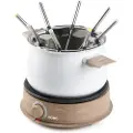 Domo DO736F, 8 person(er), 2 l, Hvit, Tre, Rund, Rustfritt stål, Rotasjon