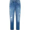 Pepe Jeans for man. PM207695 Jeans Tapered Medium Destroy blue (36/34), Casual, Denim, Organic Cotton, Sustainable