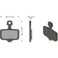 Brenta Ciclo Elixir 9/7/cr/xx/t/tl Avid/sram Sinterbremseklosser
