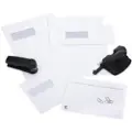 Bong Mailman - Konvolutt - International C5 (162 x 229 mm) - lommebok - åpen side - selvklebende (Peel & Seal) - utskrivbar - fargekantforing - hvit - pakke av 500