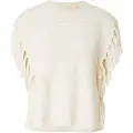 Scotch & Soda Pointelle Stitch With Fringing Ermeløs T-skjorte