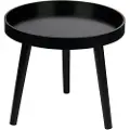 24hShop Rundt sidebord Ø40x36cm - Svart