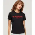 Superdry Sport Luxe Graphic Fitted Kortarmet T-skjorte