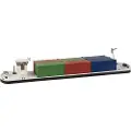 Faller 131013 H0 Skib modelbyg Flodtransport med containere