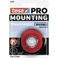 TESA Mounting PRO Transparent 66965-00001-00 Monteringsbånd Transparent (L x B) 5 m x 19 mm 1 stk