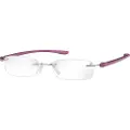 Eschenbach 2913-140, Unisex, Rektangel, Rammeløs, Plastikk, Lilla, Lilla
