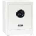 Basi mySafe Premium 350, Frittstående safe, Hvit, Elektronisk, Kode, Fingeravtrykksleser, 1 hyller, Batteri, AA
