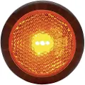 WAS Omrids-markeringslygte Positionslys, Reflektor, Baglygte bagved 12 V, 24 V Orange