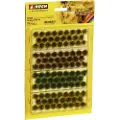 Noch Grass Tufts XL, Brun, Grønn, 84 stykker