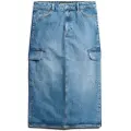 Superdry Denim Cargo Pocket Midi Skjørt