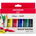 Amsterdam Standard Series acrylic paint general selection set | 6 x