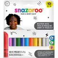 Snazaroo Sminkefarver stifter 12stk. ass.