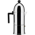 Alessi A9095/6 B, Moka gryte, aluminium, aluminium, 100 mm, 285 mm