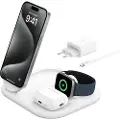 Belkin Boost Charge Qi2 Pro 3 In 1 15w Trådløs Lader