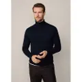 Hackett Merino Silk Roll Genser Med Høy Hals