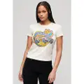 Superdry Neon Motor Graphic Fitted Kortarmet T-skjorte