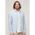 Superdry Studios Casual Linen Skjorte Med Lange Ermer