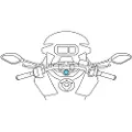 Lampa 90559 20.3-24.5mm Telefonholder