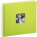Hama Fine Art Spiral Album 28 x 24 cm 50 White Pages kiwi