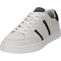 Hackett London for man. HMS21400 Bond Sport leather trainers white (40), Flat, Laces, Casual